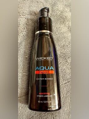 NWT Wicked Aqua Heat Warming Water-Based Lubricant -